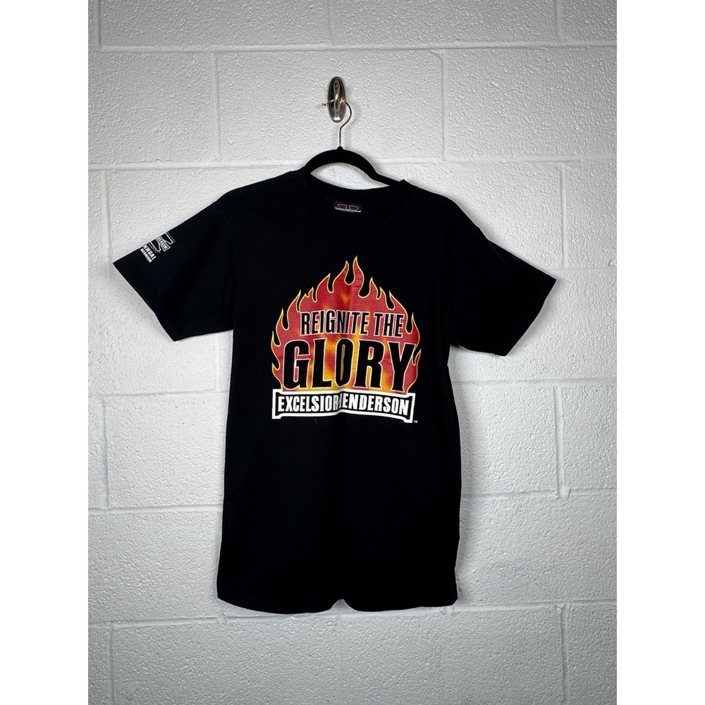 Vtg 1999 Excelsior-Henderson "Reignite the Glory" Motorcycle Tee Black M USA
